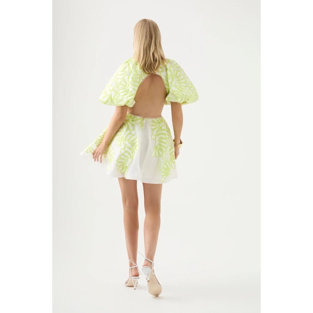 Aje Botanical Applique Mini Dress - Size AU 16 / US 12 - Picture 3 of 16